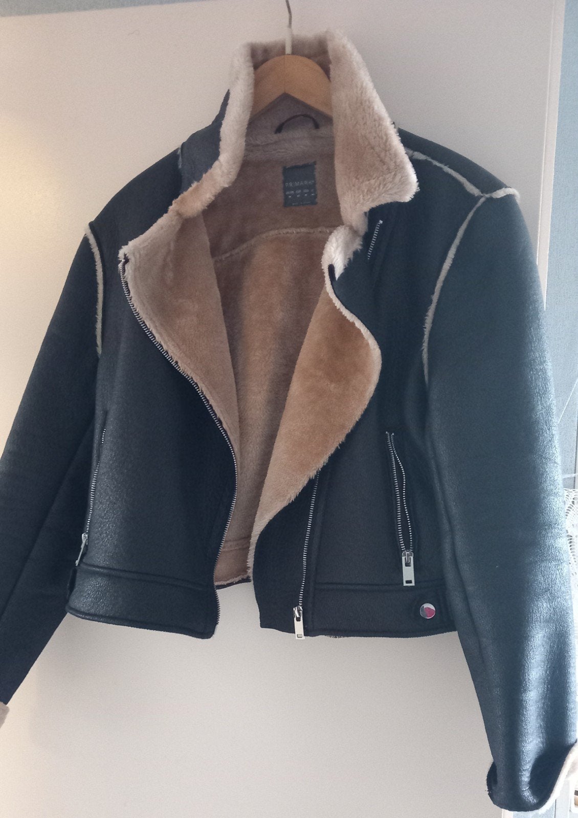 Gevoerde Jas, Bruin, Primark, Maat 42/44 (L), Nieuw