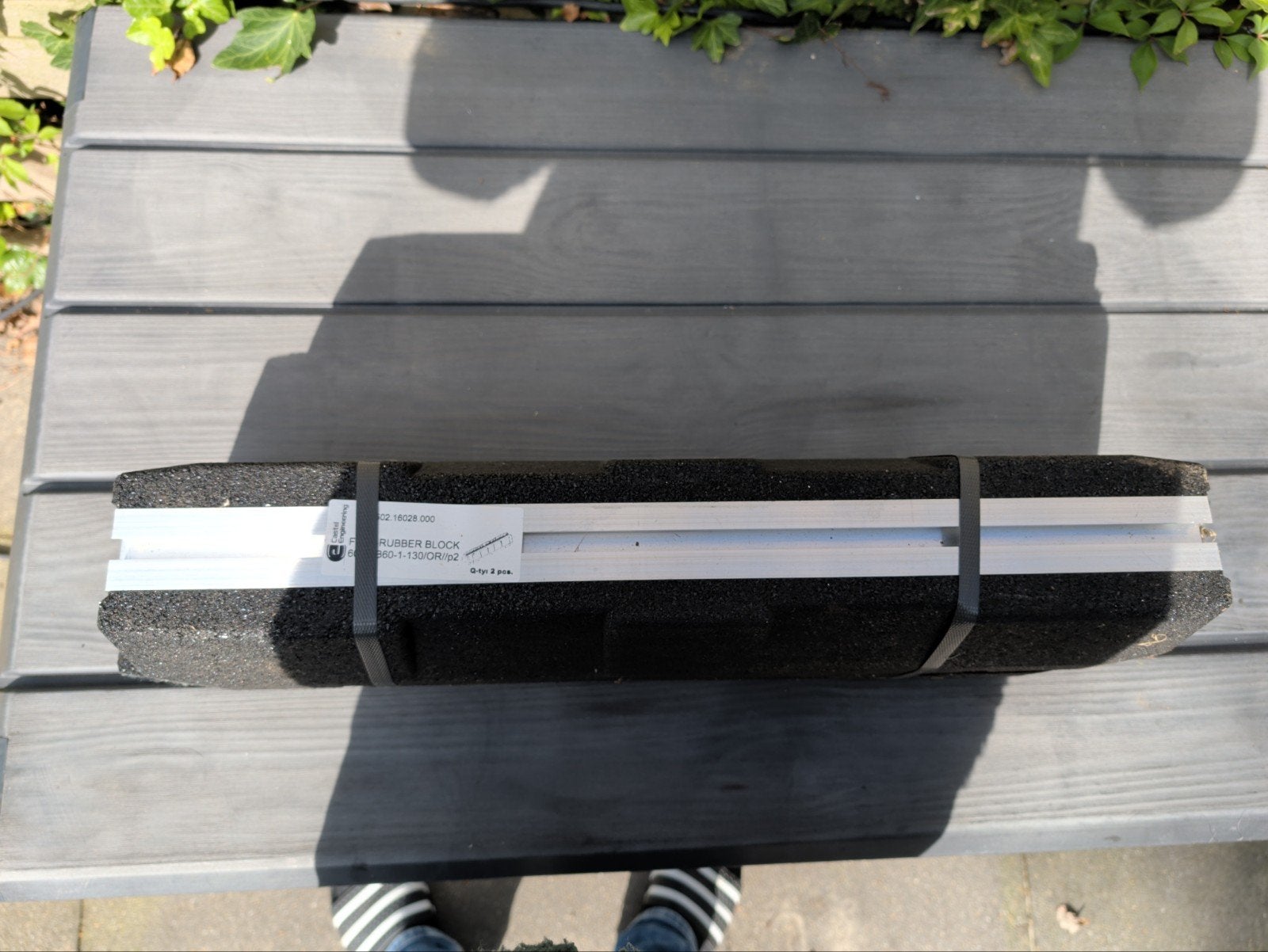 bigfoot airco/warmtepomp rubber blok met aluminium rail - ni, Witgoed en Apparatuur, Ophalen, Nieuw, Wandairco