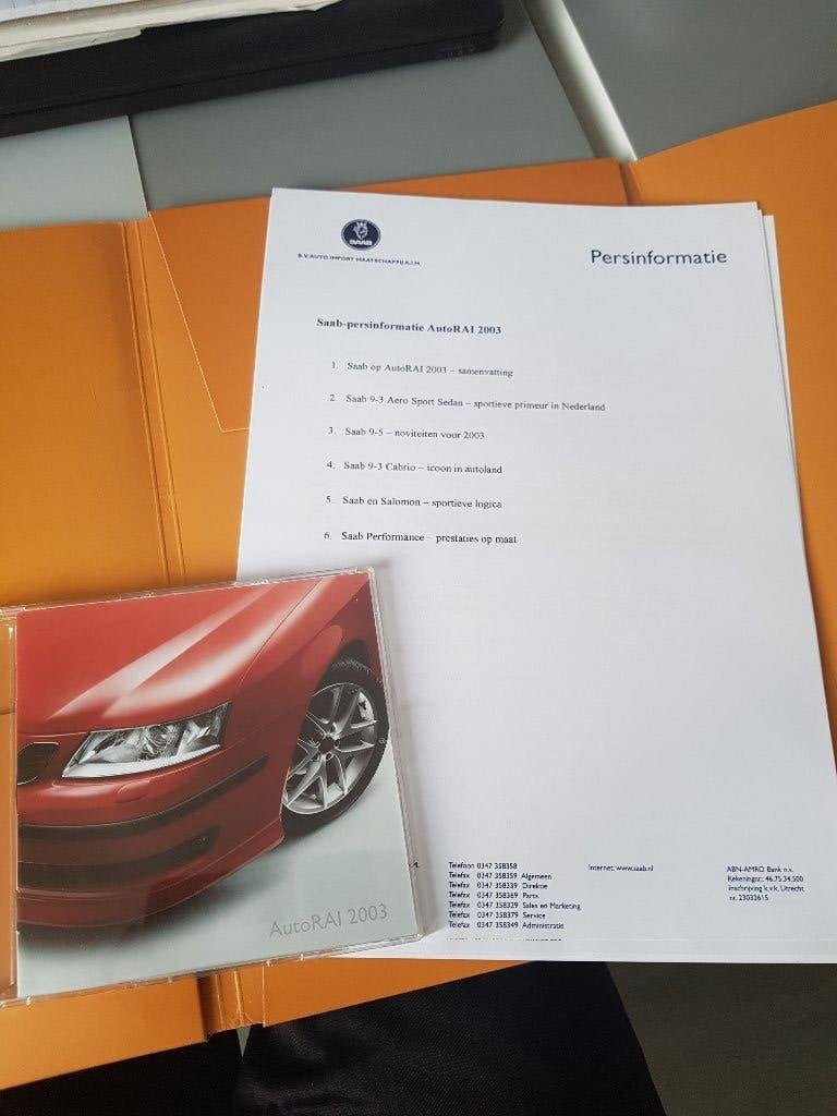 Persmap - Saab AutoRai 2003, Ophalen of Verzenden, Gelezen, Overige merken