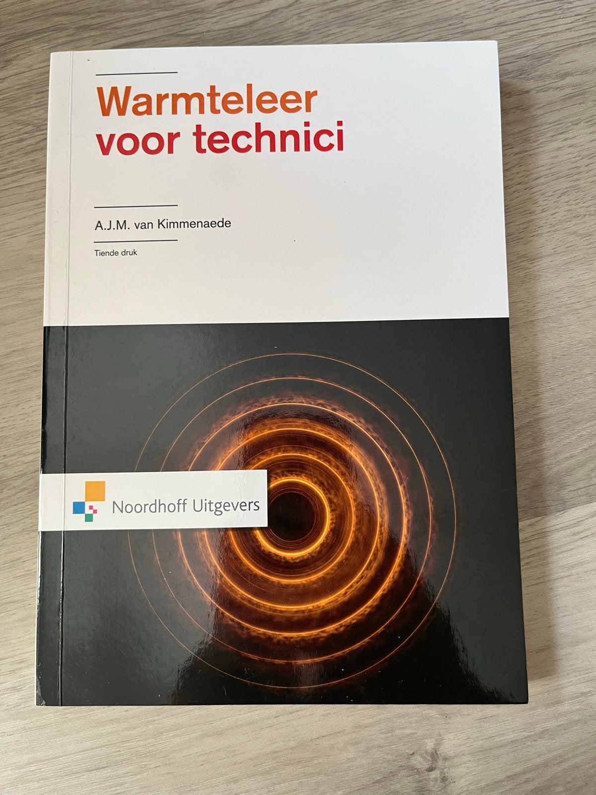 Warmteleer voor technici - A.J.M. van Kimmenaede, Boeken, Ophalen of Verzenden, Zo goed als nieuw, Werktuigbouwkunde