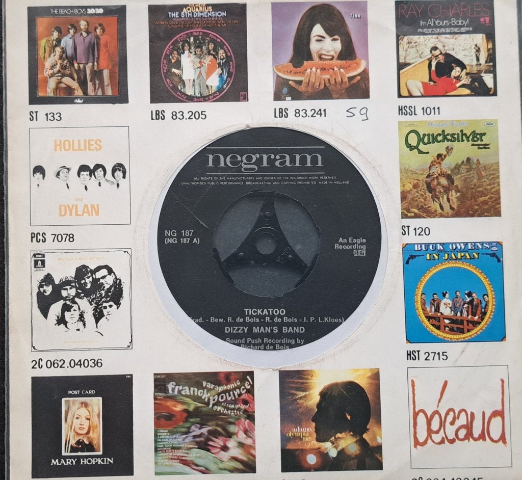 Dizzy Man's Band - Tickatoo, Cd's en Dvd's, Vinyl Singles, Ophalen of Verzenden, Zo goed als nieuw, Pop