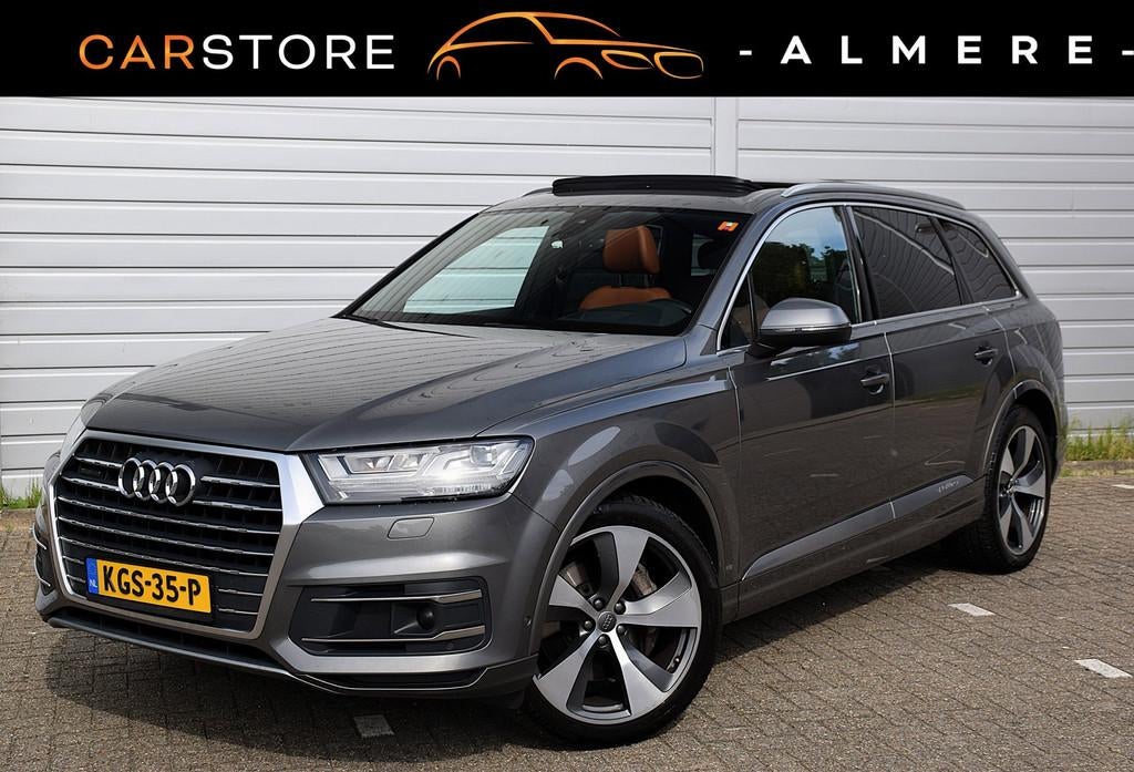 Audi Q7 3.0 TDI quattro Pro Line + 7persoons*2016*184Dkm*Dak, Auto's, Gebruikt, Euro 6, 7 stoelen, Leder