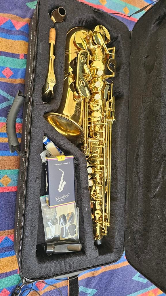 Alt Saxofoon met Koffer en Standaard, Ophalen of Verzenden