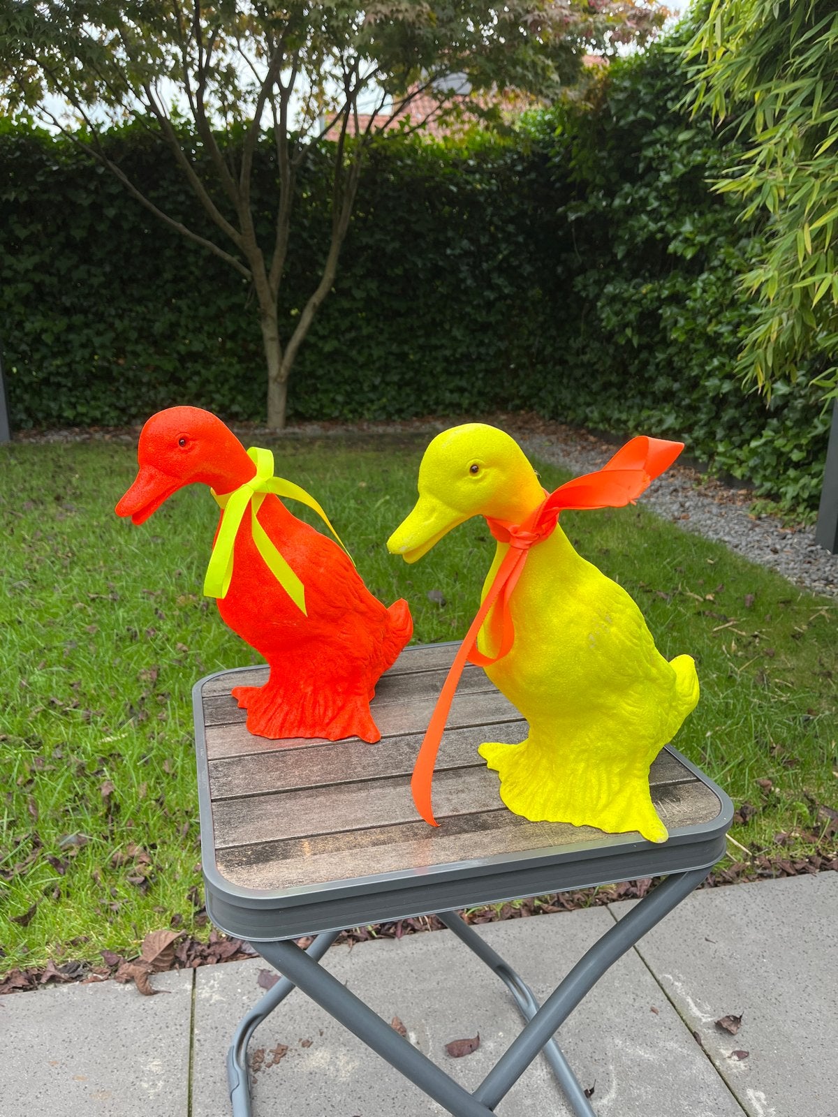 Handgemaakte eenden deco voor Pasen, Ophalen of Verzenden, Gebruikt