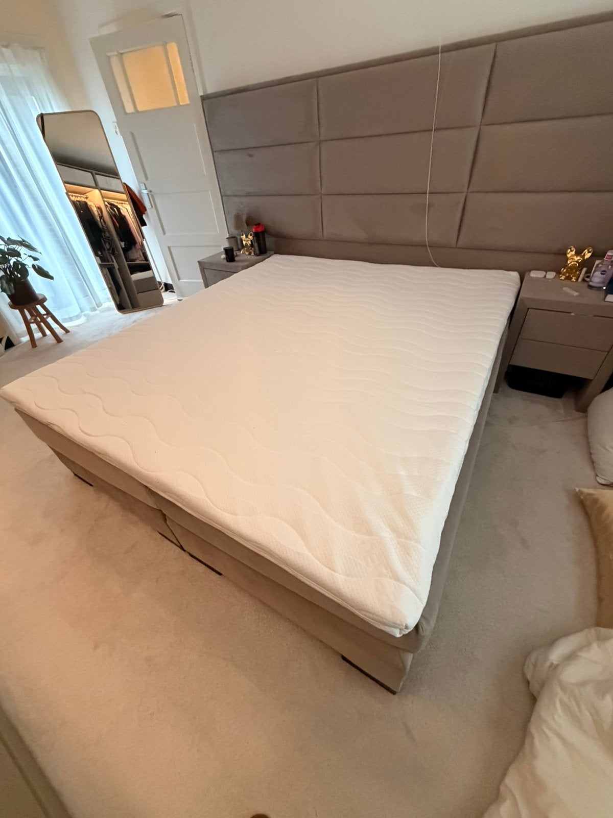 NIEUW nasa traagschuim topper 8 cm aloevera 180 x 210, Ophalen, 210 cm, Matras, 180 cm