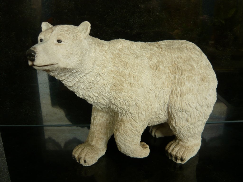 IJsbeer Spaarpot (Polystone) L x B x H = 35 x 15 x 25,5 Cm, Ophalen of Verzenden, Zo goed als nieuw, Beeldje, Overige merken