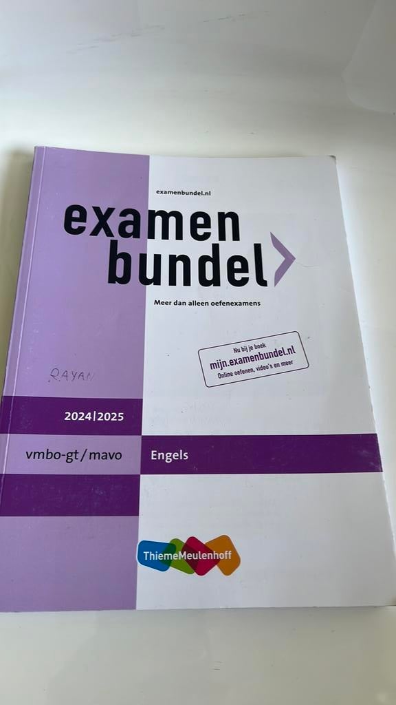 Examen bundel vmbo vmbo gt/mavo engels, wiskunde en frans, Boeken, Schoolboeken, Ophalen of Verzenden, Zo goed als nieuw, VMBO