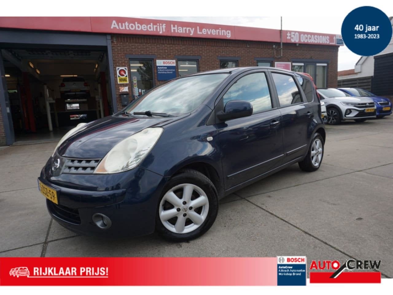 Nissan Note 1.4 16V Visia, Voorwielaandrijving, 4 cilinders, Blauw, Particulier