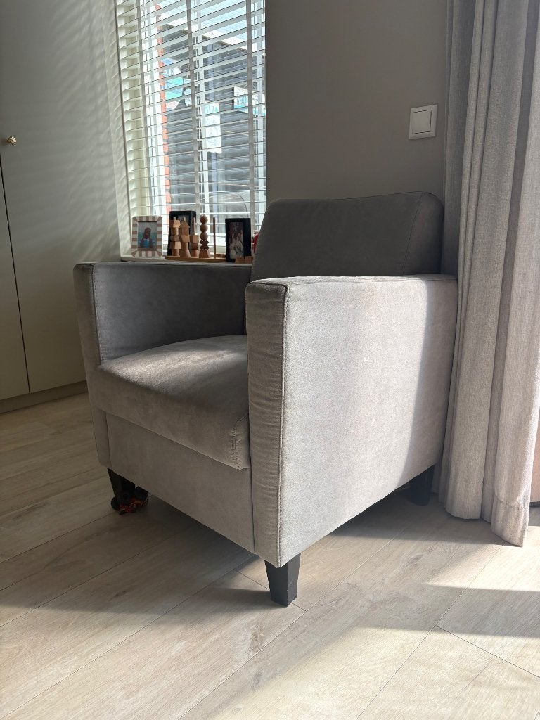 Fauteuil grijs pronto, Ophalen, Gebruikt, 75 tot 100 cm, 50 tot 75 cm