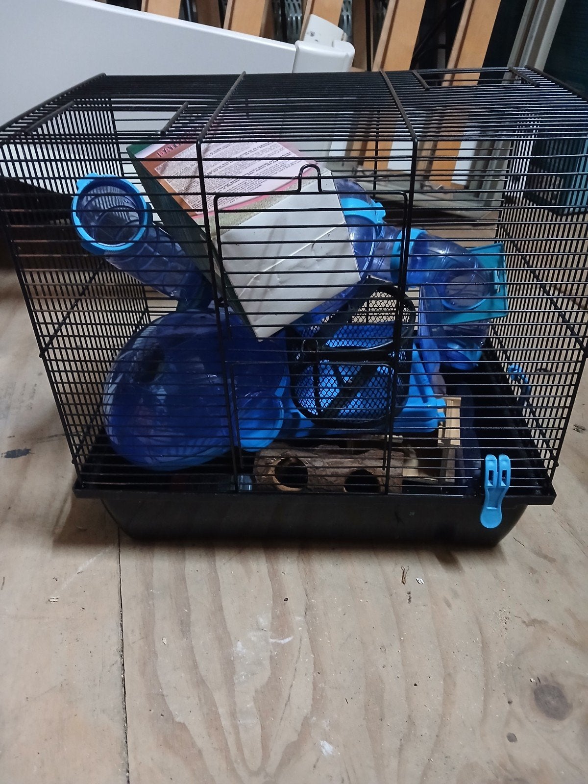 mooie hamster kooi, Ophalen, Zo goed als nieuw, Loopwiel of Rad