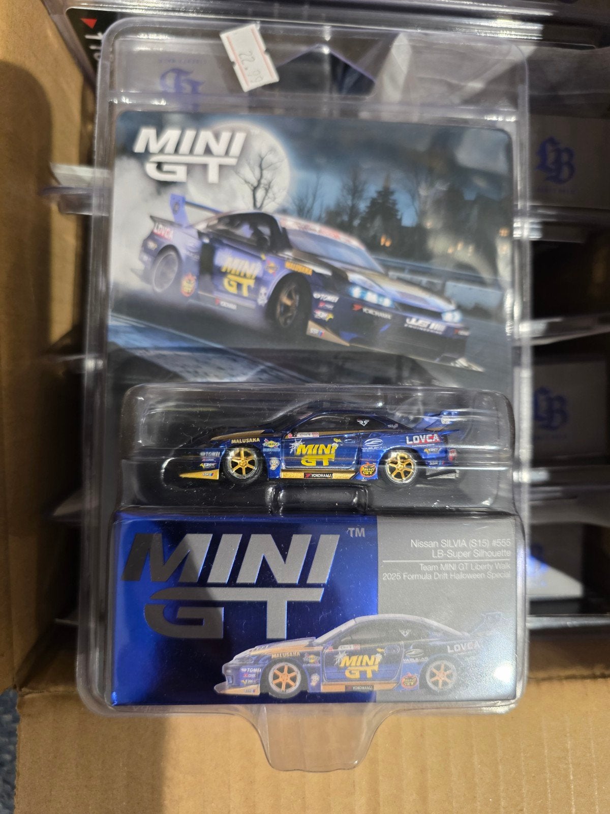 Mini GT Nissan Silvia (S15) #555 LB-Super Silhouette, Ophalen of Verzenden, Mini gt, Onbekend, Onbekend