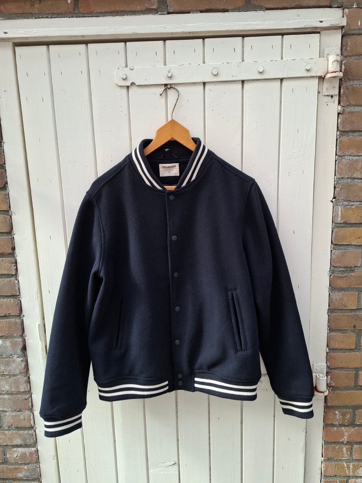 Madness stoffen baseballjack,  mt.XL,  €25, Maat 56/58 (XL), Zo goed als nieuw, Madness, Verzenden