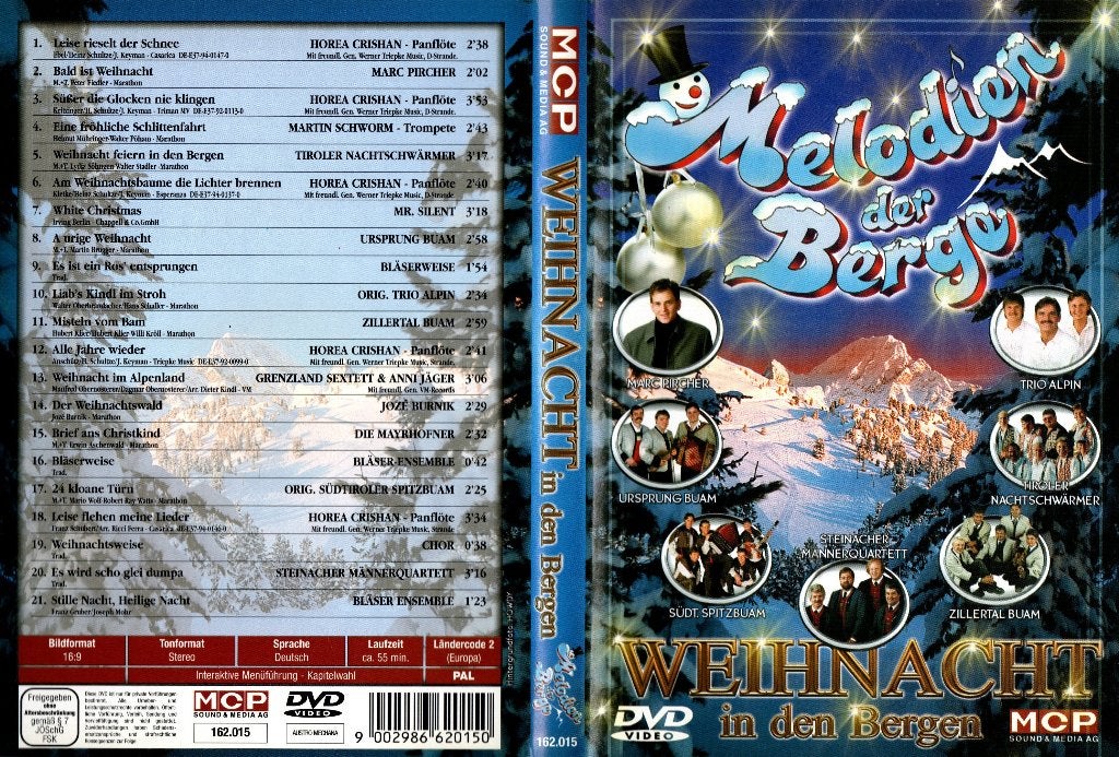 Melodien der Berge, Weihnacht in den Bergen, Alle leeftijden, Ophalen of Verzenden, Zo goed als nieuw