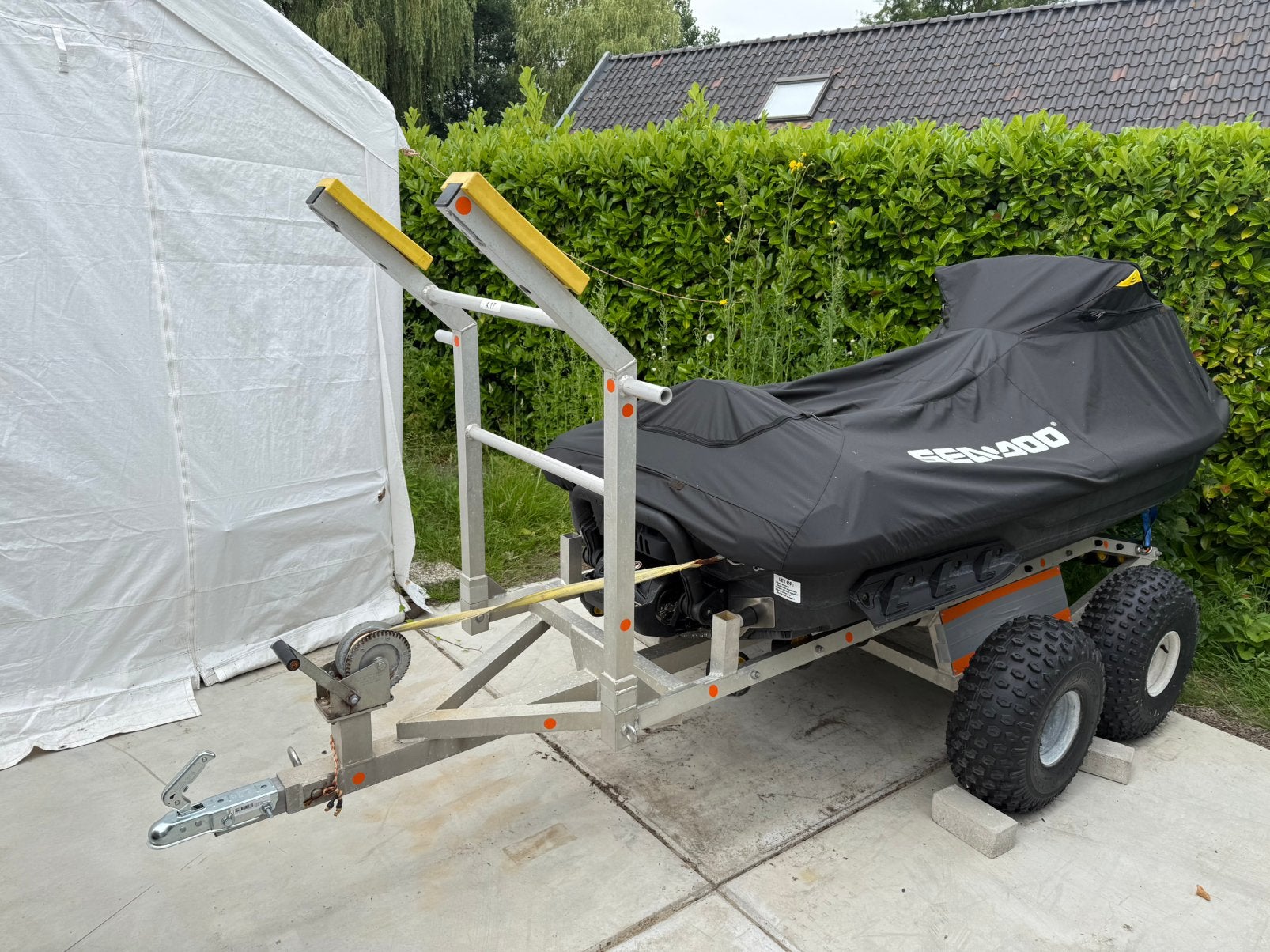 Waterscooter trailer, Ophalen of Verzenden, Zo goed als nieuw
