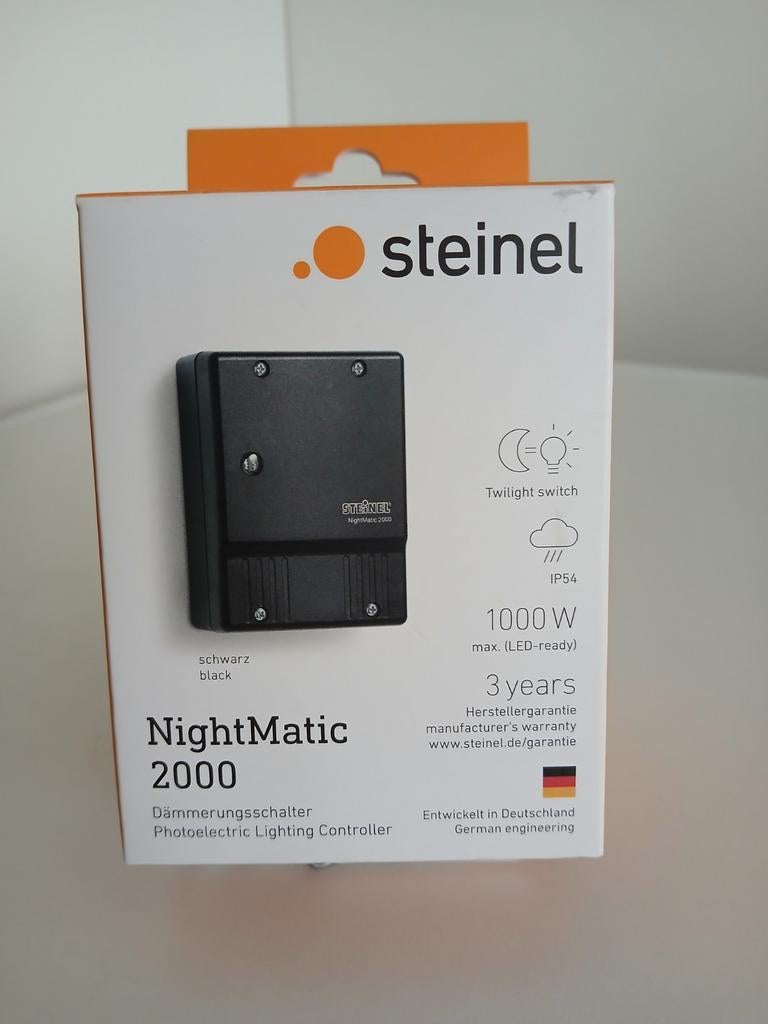 Steinel schemerschakelaar, Tuin en Terras, Buitenverlichting, Ophalen of Verzenden, Nieuw, Netvoeding, Minder dan 50 watt