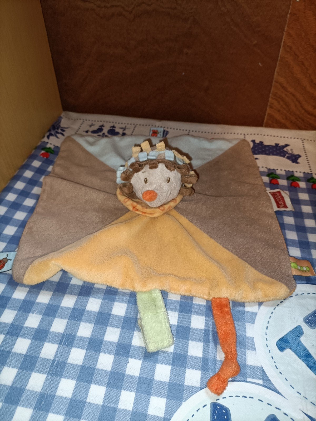 Nattou egel knuffeldoekje, Ophalen of Verzenden, Zo goed als nieuw