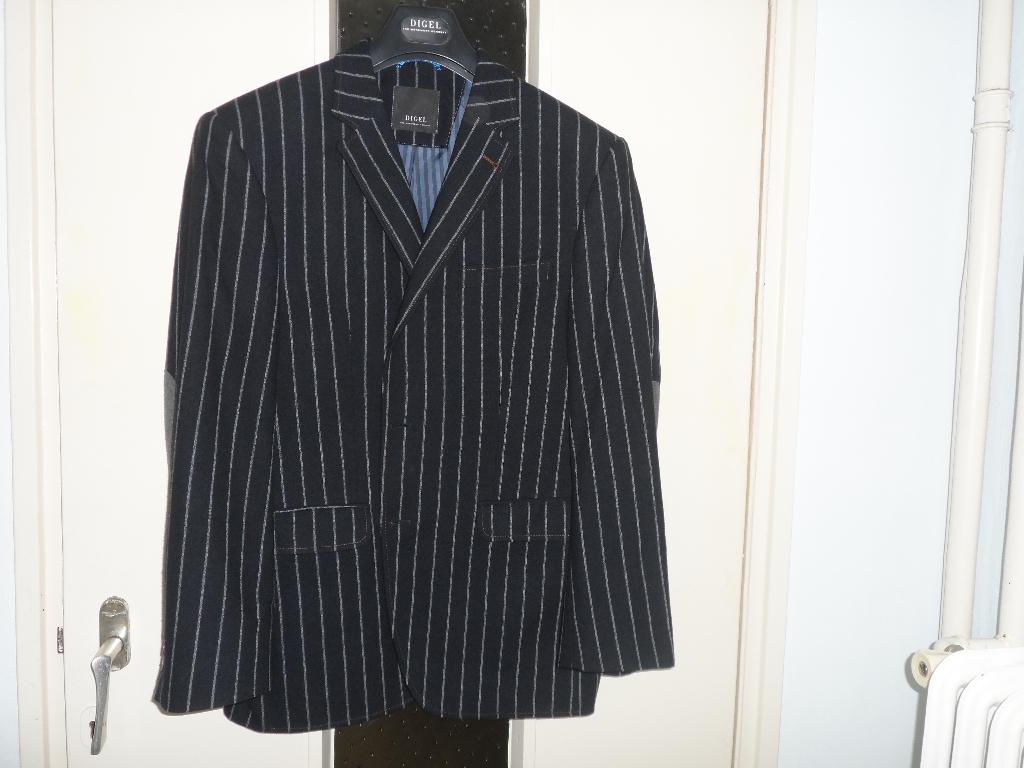 Digel colbert - blauw gestreept, Digel, Ophalen of Verzenden, Gedragen, Maat 48/50 (M)
