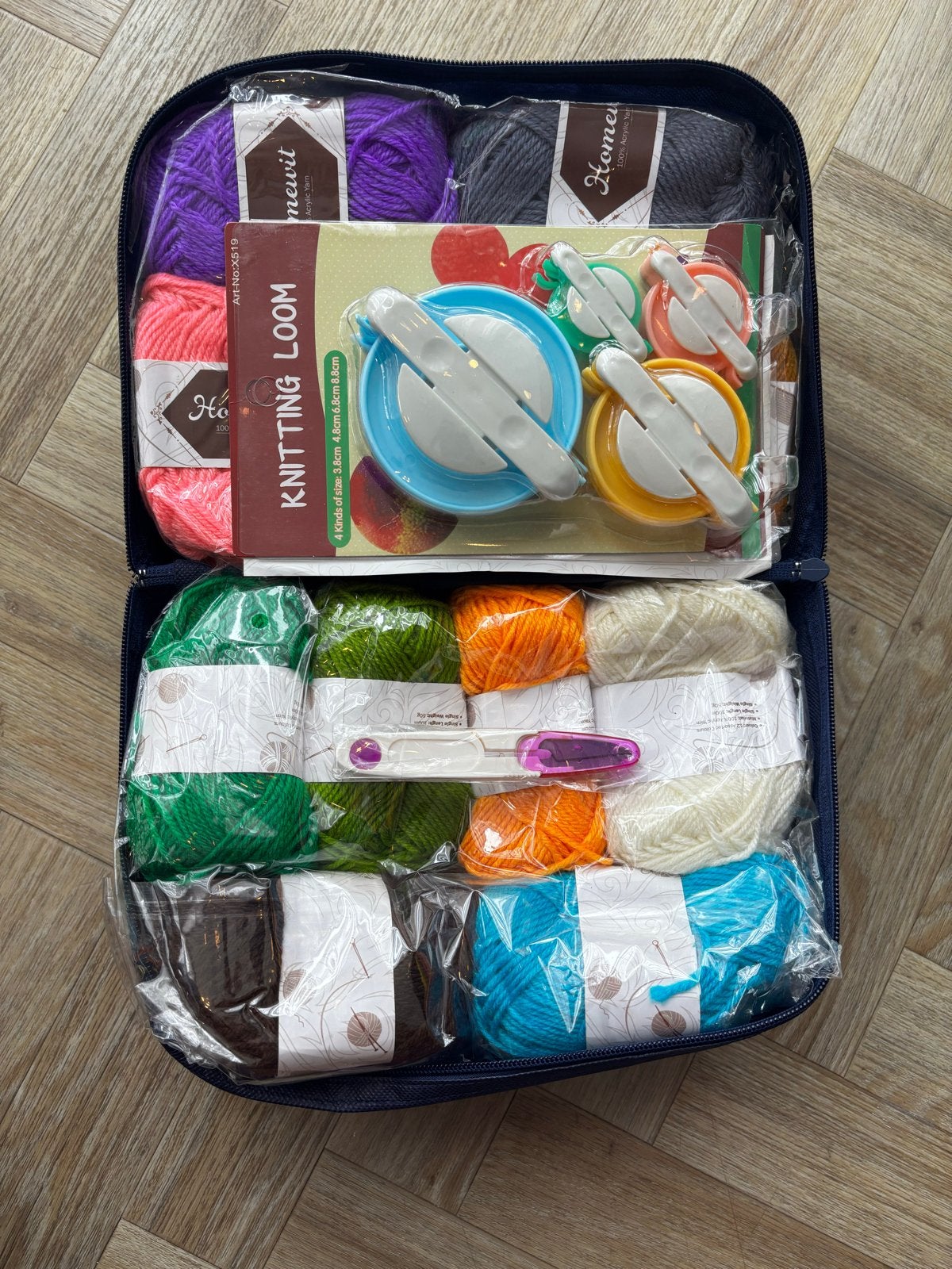 Homewit Brei- en Haakset met Wol en Accessoires, Ophalen of Verzenden, Nieuw, Breien of Haken, Wol of Garen
