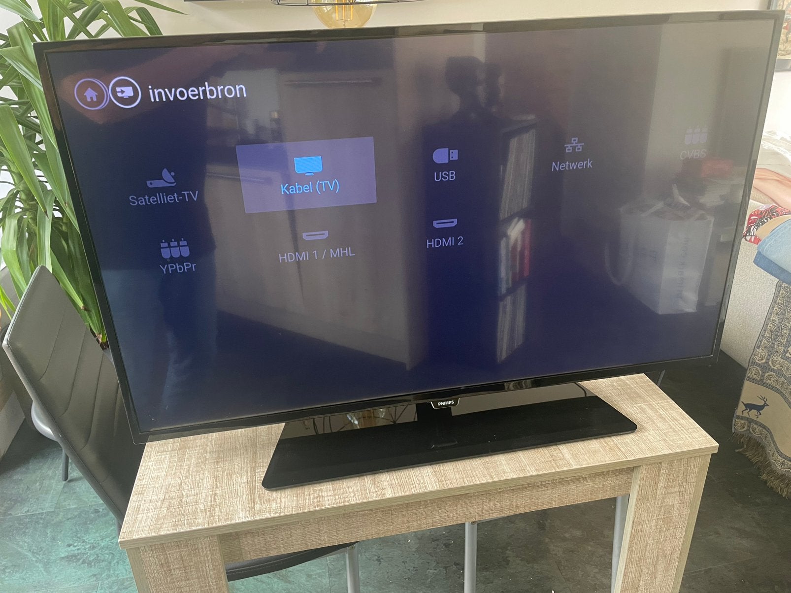 Philips 43 “ full HD LED tv, Ophalen, Philips, 50 Hz, 100 cm of meer