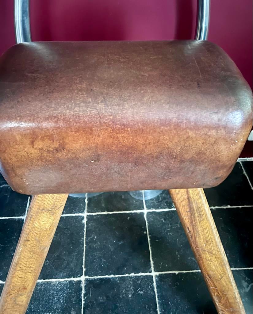 Vintage Gym Bok Jansen en Fritzen, Sport en Fitness, Overige Sport en Fitness, Gebruikt, Ophalen
