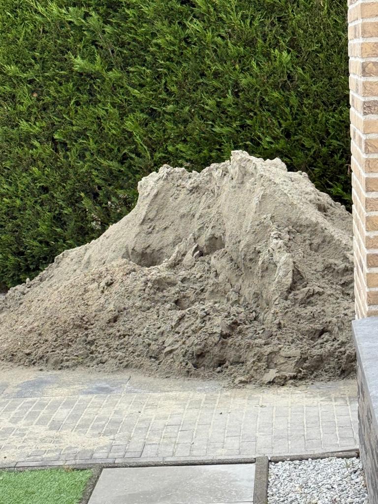 Kuub zand gratis, Tuin en Terras, Zand, Ophalen, Zo goed als nieuw, Ophoogzand