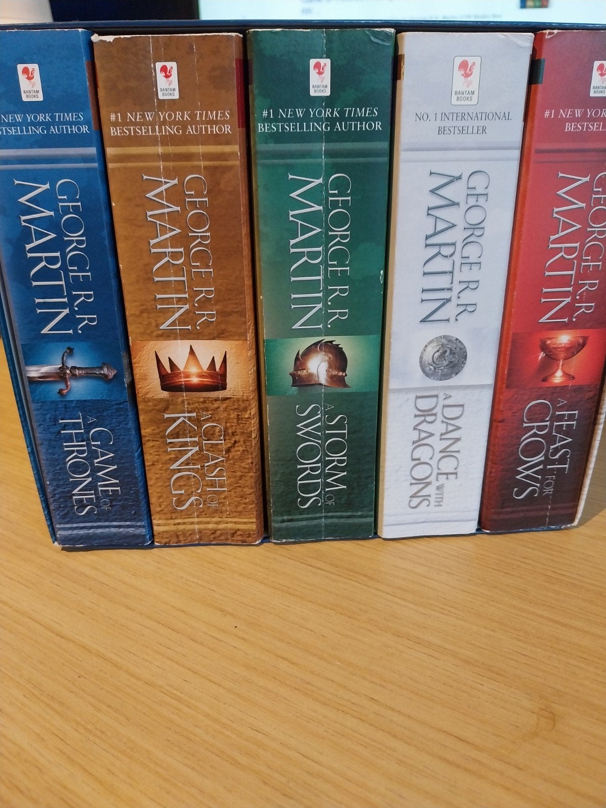 Game of Thrones: A Song of Ice and Fire (4 boeken), Ophalen of Verzenden, Gelezen, George R.R. Martin