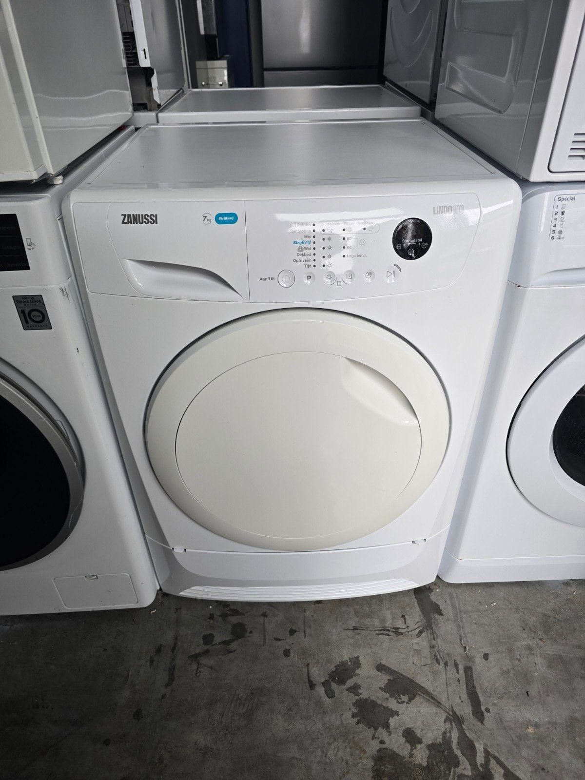 Keurige zuinige Zanussi Lindo100 warmtepompdroger! Garantie!, 6 tot 8 kg, Zanussi, Zanussi, Ophalen of Verzenden