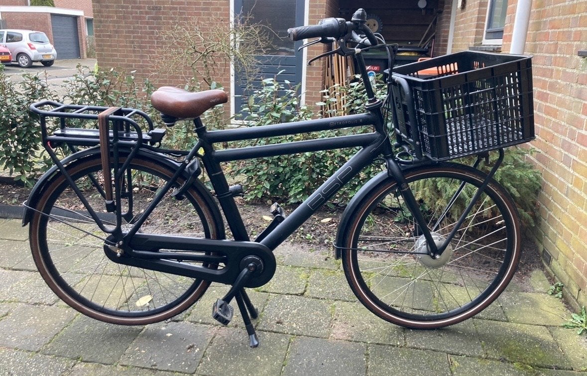 BSP Metropolis 3 Herenfiets - In goede staat, Minder dan 30 km per accu, Gebruikt, 59 cm of meer, Ophalen