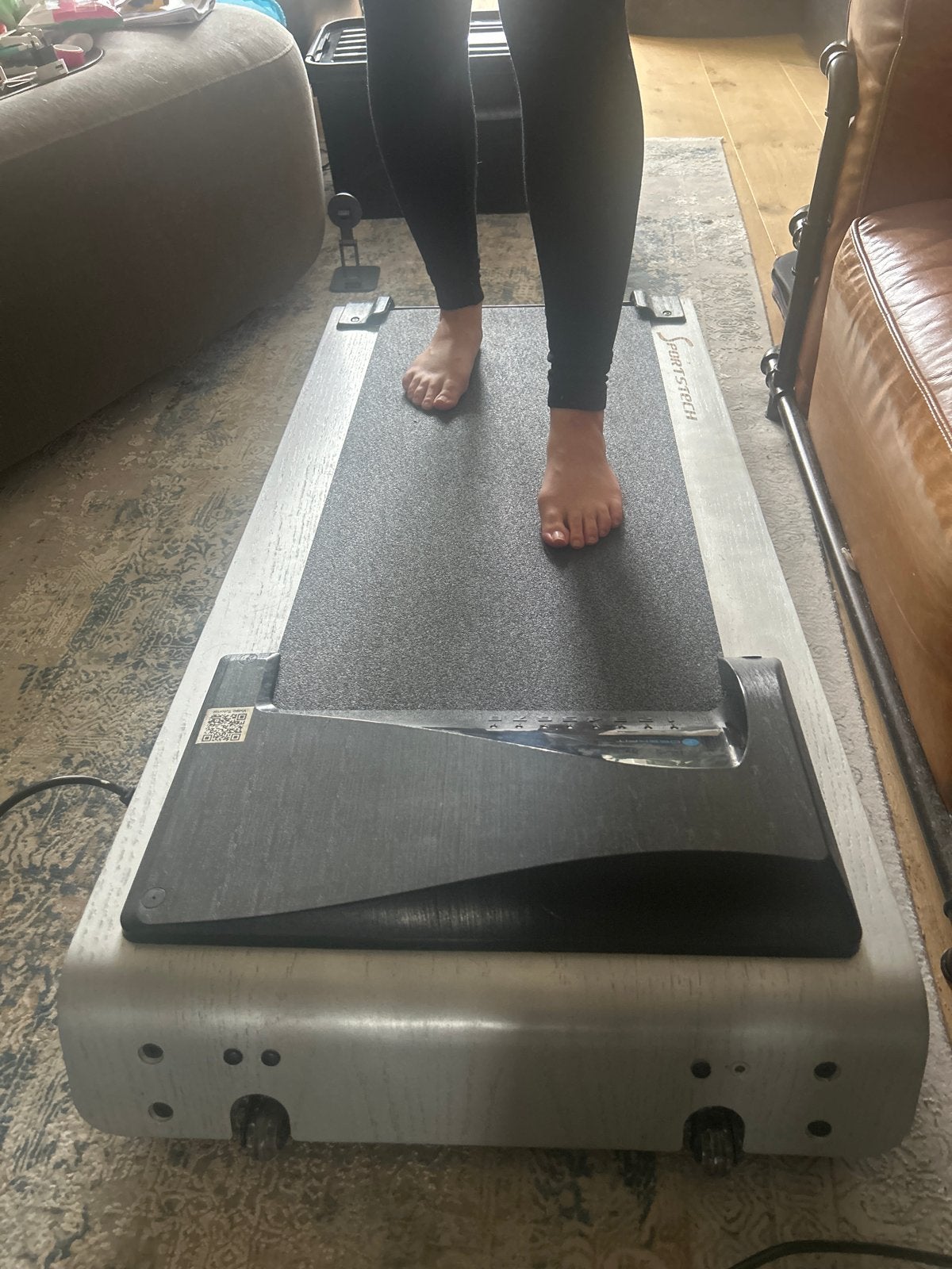 Sportstech DESKFIT DFT200 Loopband - Compact en Stil, Ophalen, Gebruikt, Metaal, Loopband