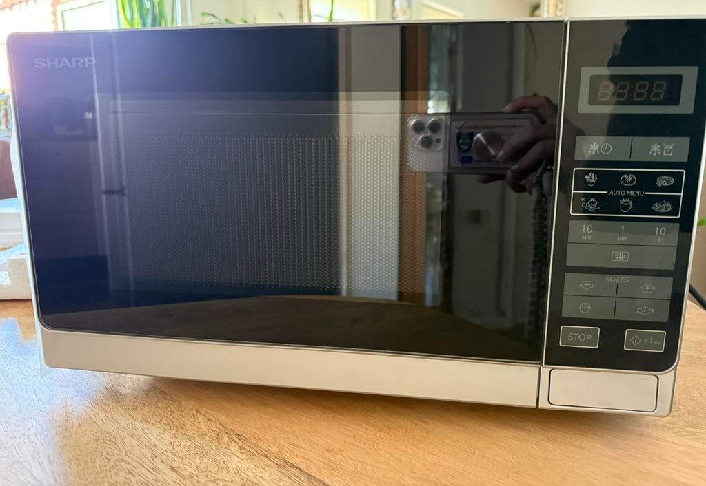 Sharp magnetron (20L), Ophalen, Gebruikt, Zilver, Overige merken