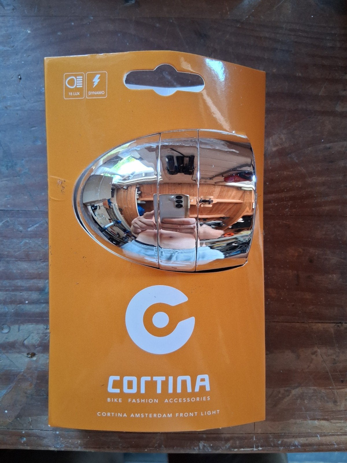 Cortina Amsterdam koplamp voor naafdynamo en op batterijen -, Fietsen en Brommers, Fietsaccessoires | Fietsverlichting, Waterbestendig