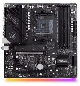 ASRock B550M PG Riptide Moederbord met Socket AM4, Ophalen of Verzenden, Gebruikt, DDR4