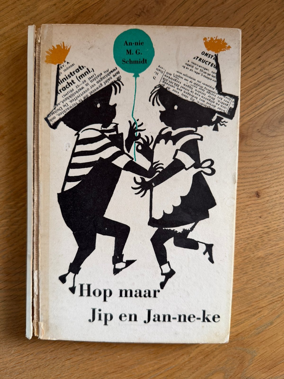 Boek Hop maar Jip en Janneke,  1e druk 1955, Verzenden, Gelezen, Nederland