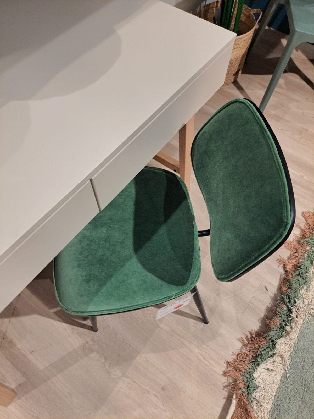 Woood Jackie Stoel Groen, Ophalen, Overige kleuren, Modern, Scandinavisch, Hout