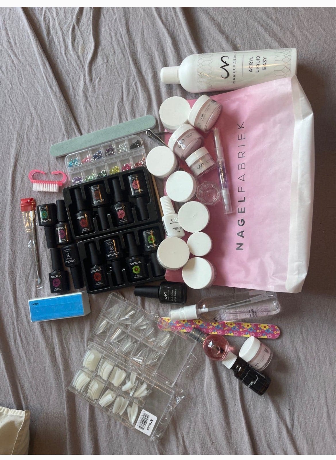 Nagelspullen: Acrylnagels Starterspakket (Nieuw/Licht Gebrui, Ophalen of Verzenden, Zo goed als nieuw, Overige typen