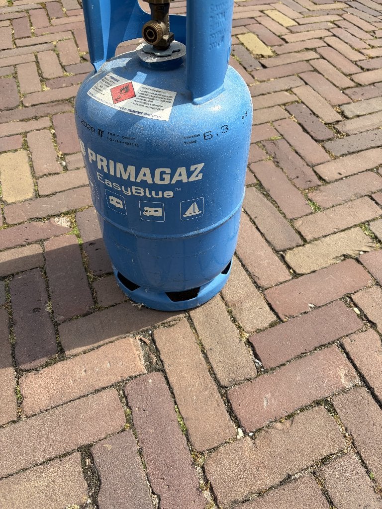 Primagaz statiegeld fles voor caravan of gasbbq, Ophalen of Verzenden, Gebruikt