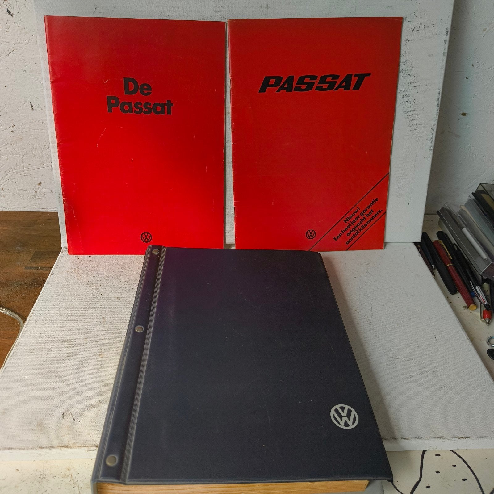 Vw Passat Wekplaatshandboek + Folders 1973, Ophalen of Verzenden, Overige typen