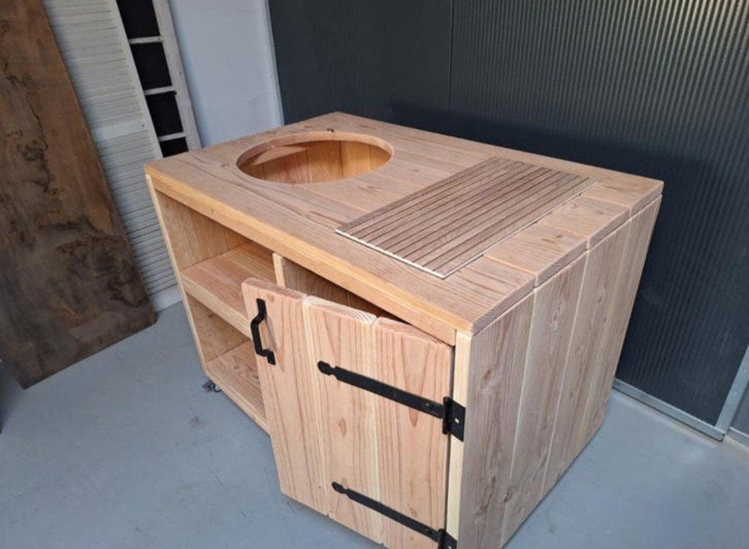 Douglas buitenkeuken Kamado basterd Bbq Green Egg🍖🥩🥓🍔, Ophalen of Verzenden, Nieuw, Houtskool