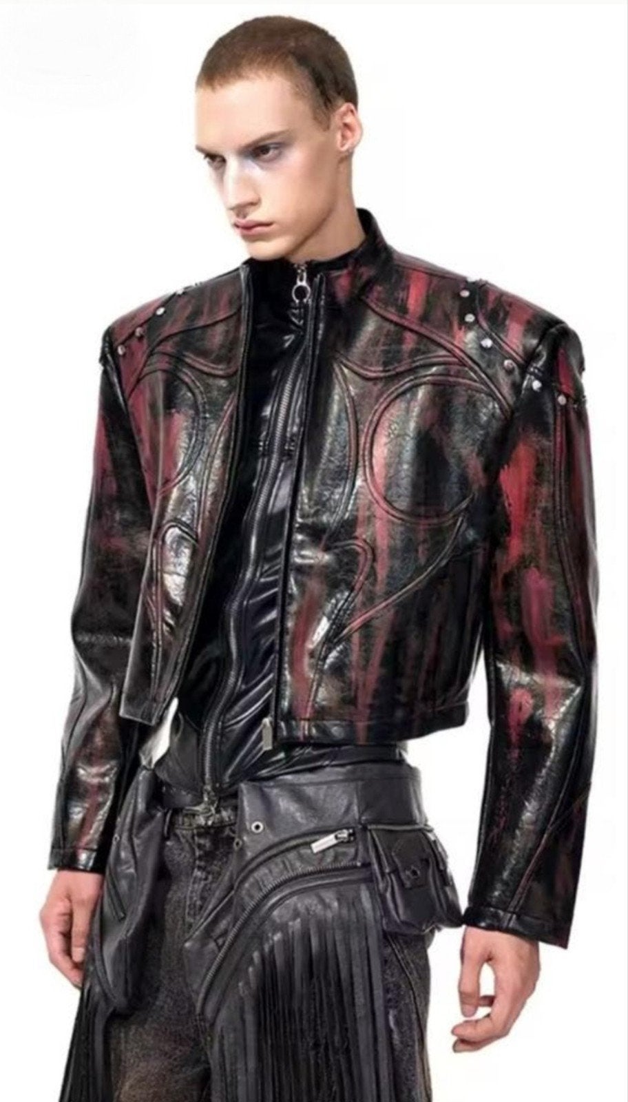 Super Gave Trendy Leren Jacket, tm XL, Kleding | Heren, Verzenden, Nieuw