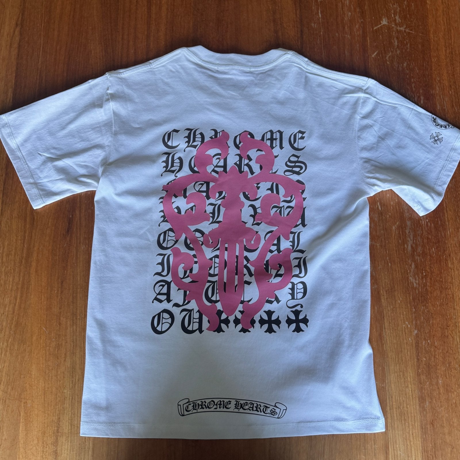 Chrome hearts shirt maat M, Maat 38/40 (M), Verzenden, Wit, Zo goed als nieuw