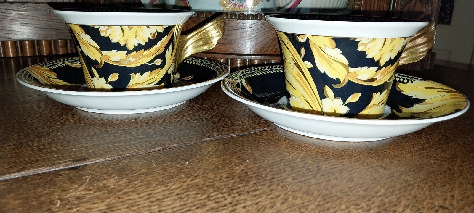 Versace Rosenthal Vanity Kop en Schotel (2 sets), Huis en Inrichting, Keuken | Servies, Ophalen of Verzenden, Zo goed als nieuw