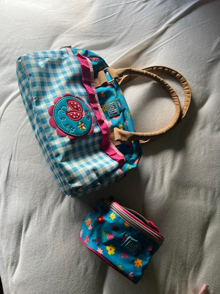 Lief! Lifestyle Handtas en Toilettas Set - Meisje, Ophalen of Verzenden, Gebruikt, Blauw, Meisje