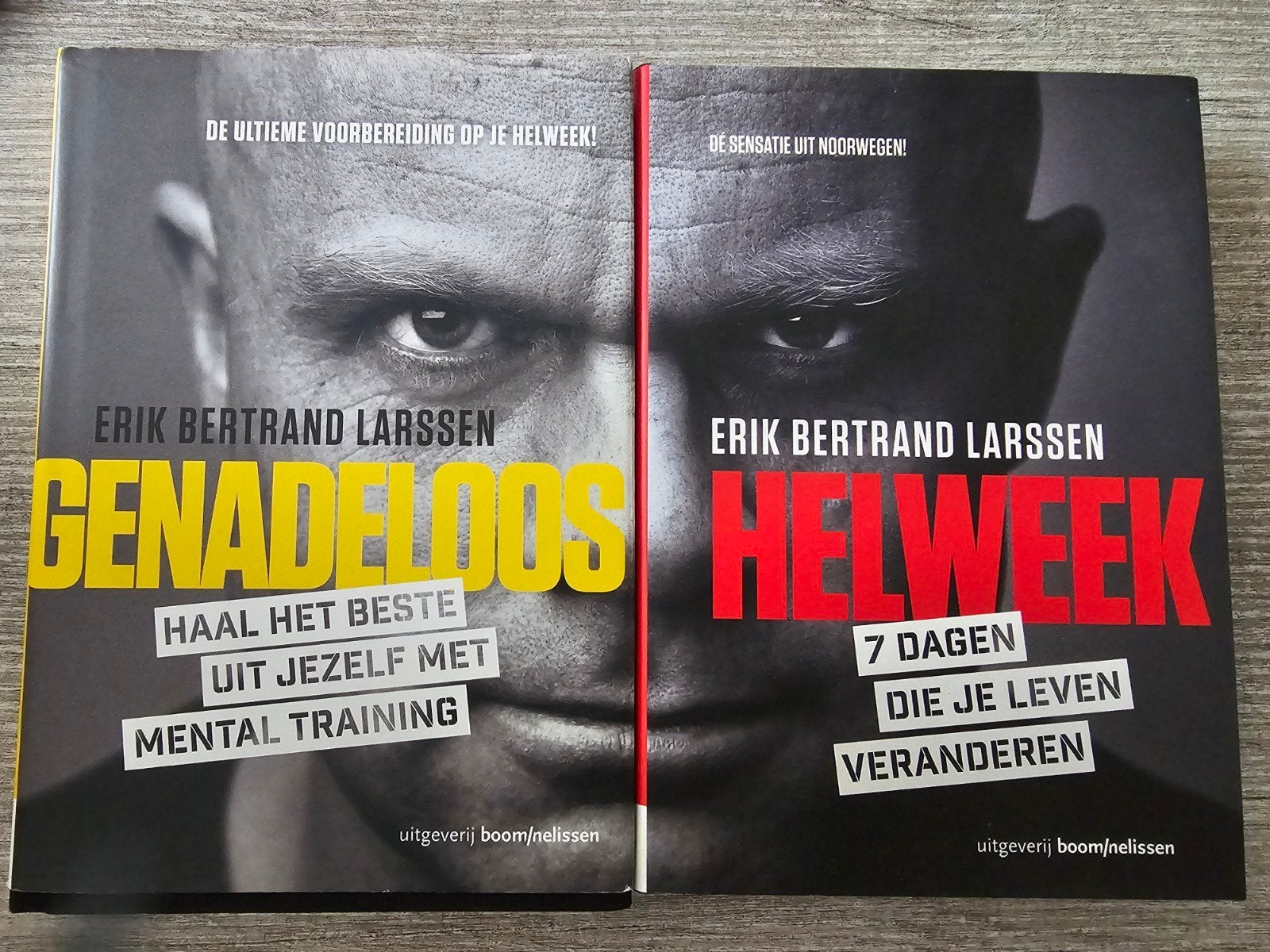 Boeken Erik Bertrand Larssen: Genadeloos & Helweek, Ophalen of Verzenden, Gelezen, Erik Bertrand Larssen