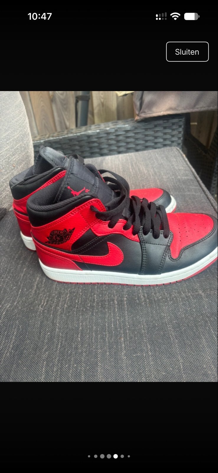 Nike Air Jordan sneakers - Maat 41, Kleding | Heren, Ophalen of Verzenden, Zwart, Sneakers of Gympen