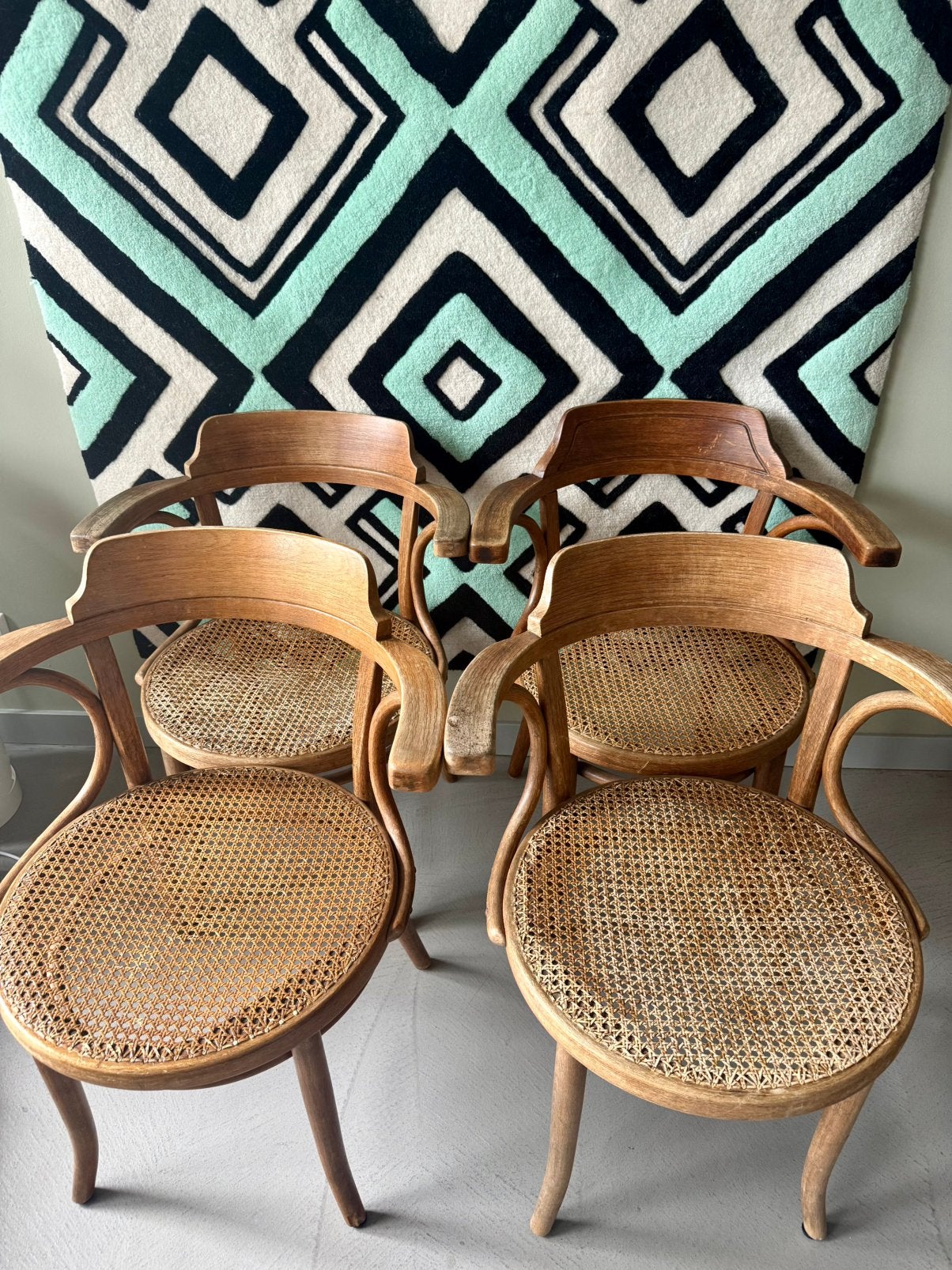 Antieke Thonet stoelen 4 stuks, Ophalen