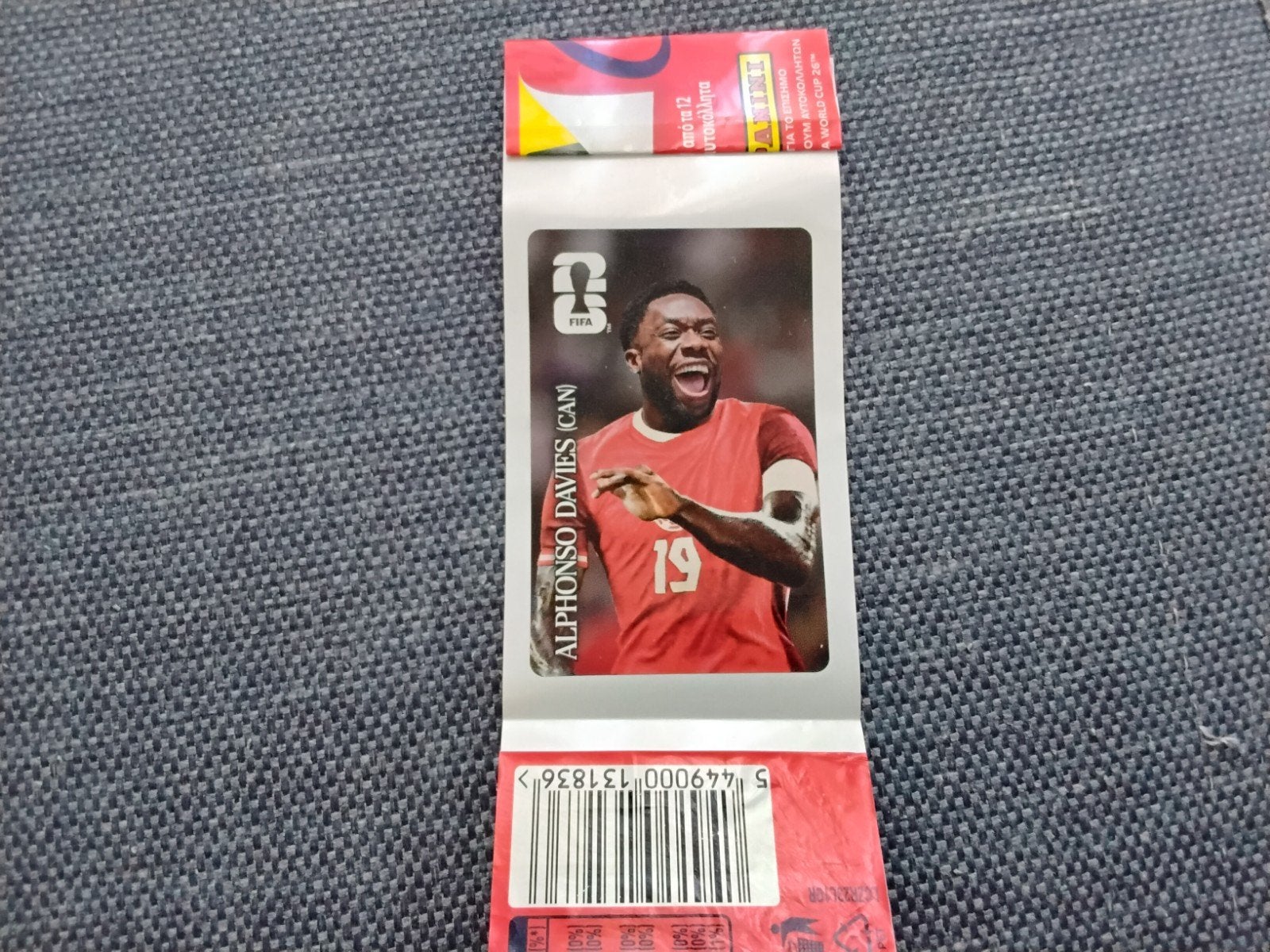 Alphonso Davies FIFA World Cup 2026 Coca-Cola sticker, Ophalen of Verzenden, Nieuw, Buitenlandse clubs, Spelerskaart