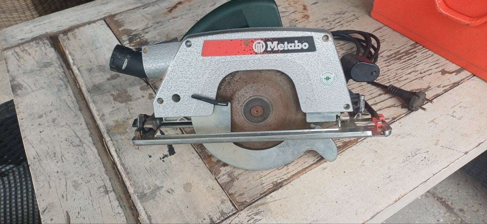 Metabo Cirkelzaag KS 1468 S - 1400W met koffer, Gebruikt, Cirkelzaag, 70 mm of meer, Ophalen of Verzenden