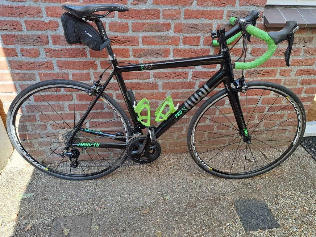 Racefiets, 28 inch, Gebruikt, Velgrem, Aluminium