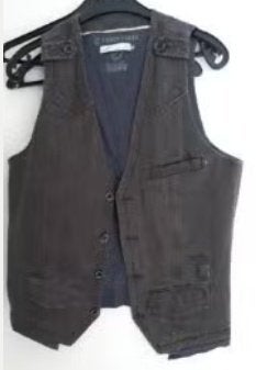 GILET Bodywarmer Silver Creek Jeans spijkerstof Grijs M, Ophalen of Verzenden, Zo goed als nieuw, Maat 48/50 (M), Grijs