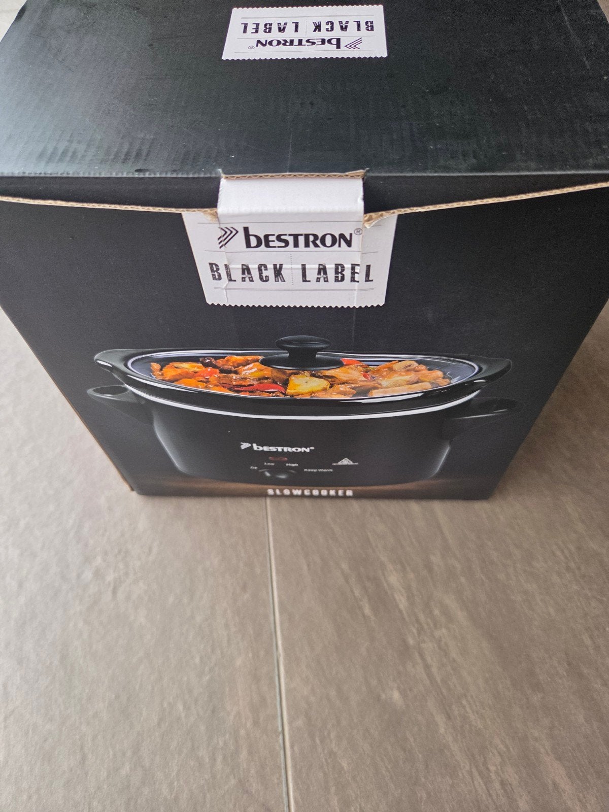 Bestron Slowcooker Zwart - Nieuw in doos, Ophalen of Verzenden, Vaatwasmachinebestendig, Nieuw
